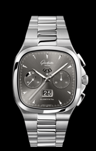 Glashutte Original Seventies Chronograph Panorama Date Ruthenium Bracelet (1-37-02-01-02-70) Watch