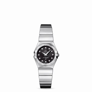 Omega Constellation 24mm Quartz Polished Black Supernova (123.10.24.60.51.002) Watch