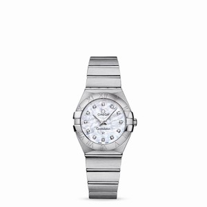 Omega Constellation 27mm Quartz Brushed MOP (123.10.27.60.55.001) Watch