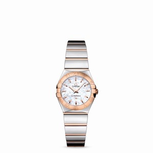 Omega Constellation 24mm Quartz Polished Two Tone / MOP (123.20.24.60.05.003) Watch