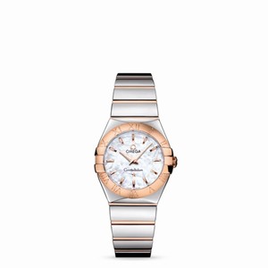 Omega Constellation 27mm Quartz Polished Two Tone / MOP (123.20.27.60.05.003) Watch