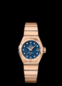Omega Constellation 27mm Co-Axial Brushed Red Gold / Blue Supernova (123.50.27.20.53.001) Watch Omega Constellation 27mm Co-Axial Brushed Red Gold / Blue Supernova (123.50.27.20.53.001) Watch