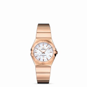 Omega Constellation 27mm Quartz Polished Red Gold / MOP (123.50.27.60.05.003) Watch