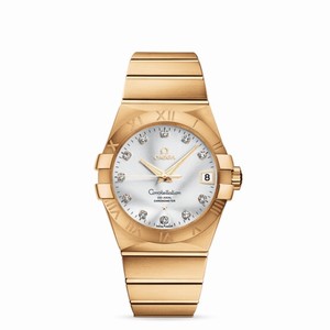 Omega Constellation 38mm Co-Axial Brushed (123.50.38.21.52.002) Watch