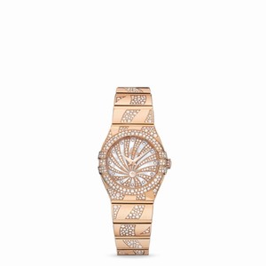 Omega Constellation 24mm Luxury Edition Quartz Snow Bracelet (123.55.24.60.55.011)