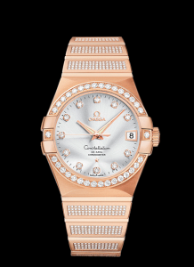 Omega Constellation Co-Axial 38mm Red Gold / Diamond (123.55.38.21.52.005) Watch