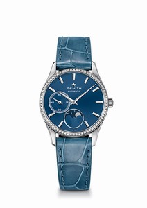 Zenith Elite Ultra Thin Lady Moonphase Blue / Diamond (16.2310.692/51.C705) Watch Zenith Elite Ultra Thin Lady Moonphase Blue / Diamond (16.2310.692/51.C705) Watch