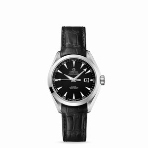 Omega Seamaster Aqua Terra 150M Co-Axial 34mm Black / Alligator (231.13.34.20.01.001) Watch