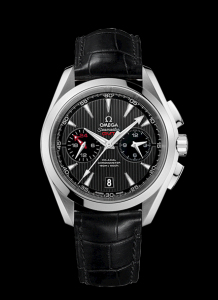 Omega Seamaster Aqua Terra 150M Co-Axial GMT Chronograph 43mm Black / Alligator (231.13.43.52.06.001) Watch