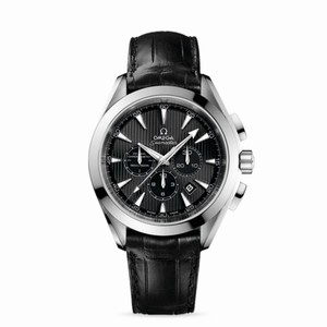 Omega Seamaster Aqua Terra 150M Chrono Co-Axial Black / Alligator (231.13.44.50.01.001) Watch