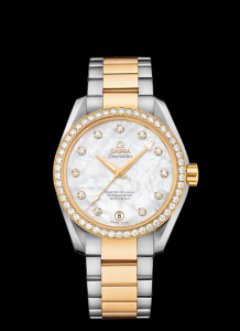 Omega Seamaster Aqua Terra Master Co-Axial 38.5 Two Tone Diamond MOP (231.25.39.21.55.002)