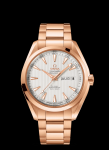 Omega Seamaster Aqua Terra 150M Co-Axial Annual Calendar 43mm Red Gold / Silver (231.50.43.22.02.002) Watch