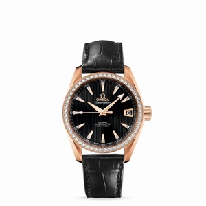 Omega Seamaster Aqua Terra 150M Jewellery Co-Axial 38.5mm Red Gold / Alligator (231.58.39.21.51.001) Watch