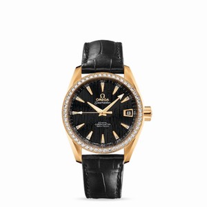 Omega Seamaster Aqua Terra 150M Jewellery Co-Axial 38.5mm Yellow Gold / Alligator (231.58.39.21.51.002) Watch