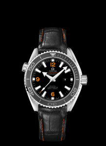 Omega Seamaster Planet Ocean 600M Co-Axial 37.5mm Orange Numerals / Alligator (232.33.38.20.01.002) Watch