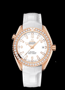 Omega Seamaster Planet Ocean 600M Co-Axial 42mm Red Gold / Diamond Bezel / White (232.58.42.21.04.001) Watch