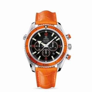 Omega Seamaster Planet Ocean 600M Co-Axial Chrono Orange / Orange Alligator (2918.50.38) Watch