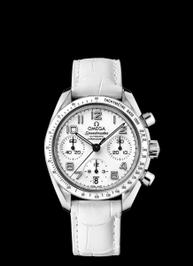 Omega Speedmaster Date White / Strap (324.33.38.40.04.001) Watch