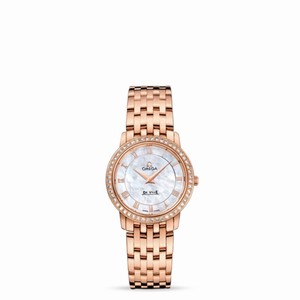 Omega Deville Prestige Quartz 27mm Red Gold / Diamond / MOP (413.55.27.60.05.002)