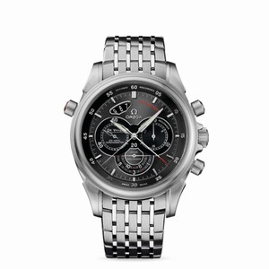 Omega Deville Chronoscope Co-Axial Rattrapante II Black / Bracelet (422.10.44.51.06.001) Watch