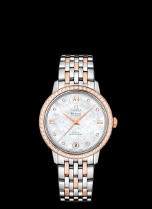 Omega Deville Prestige Co-Axial. 32.7 Butterfly Steel / Red Gold (424.25.33.20.55.003) Watch