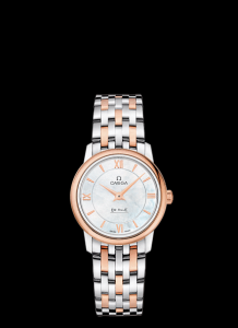 Omega Deville Prestige Quartz 27mm Two Tone Red (424.20.27.60.05.002) Watch