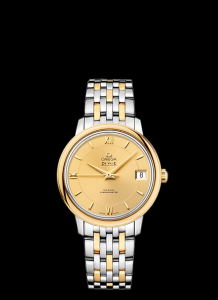 Omega DeVille Prestige Co-Axial 32.7 Two Tone Bracelet (424.20.33.20.08.001) Watch