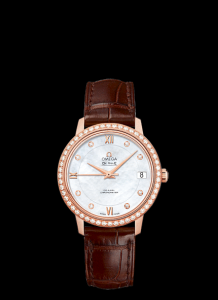 Omega DeVille Prestige Co-Axial 32.7 Red Gold Diamond (424.58.33.20.55.001) Watch