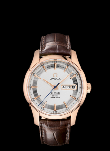 Omega Deville Hour Vision Annual Calendar Co-Axial Gold / Silver / Alligator (431.63.41.22.02.001) Watch
