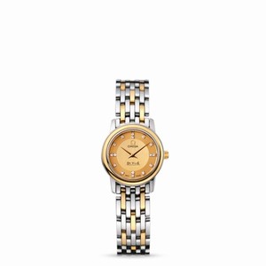 Omega Deville Prestige Quartz 22mm Two Tone / Diamond Dial (4370.16.00) Watch Omega Deville Prestige Quartz 22mm Two Tone / Diamond Dial (4370.16.00) Watch