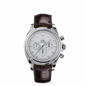 Omega Deville Co-Axial Chronograph Silver / Alligator (4841.31.32) Watch