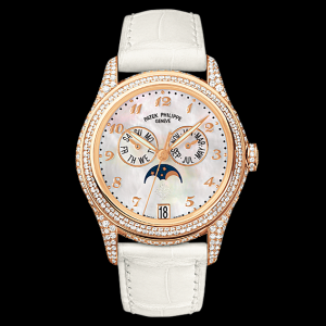 Patek Philippe Annual Calendar 4937 Rose Gold Diamond White Mother of Pearl (4937R-001) Watch