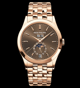 Patek Philippe Annual Calendar 5396 Rose Gold Brown Bracelet (5396/1R-001) Watch