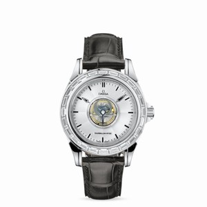 Omega Deville Tourbillon Baguettes White Gold (5924.30.32)