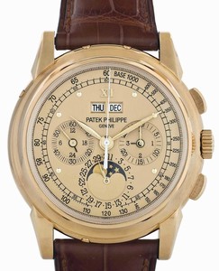 Patek Philippe Perpetual Calendar Chronograph 5970 Yellow Gold / Gold (5970J-Roman) Watch