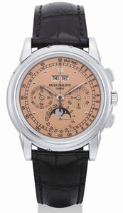 Patek Philippe Perpetual Calendar Chronograph 5970 Platinum / Pink (5970P_Roman) Watch