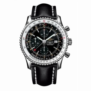 Breitling Navitimer World Black / Black Calf (A2432212.B726.441X) Watch Breitling Navitimer World Black / Black Calf (A2432212.B726.441X) Watch