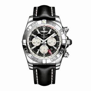 Breitling Chronomat GMT Steel / Black / Calf (AB041012.BA69.441X) Watch