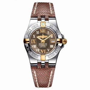 Breitling Galactic 30 Two Tone Amber / Roman / Teju (B71340L2.Q562.165Z)