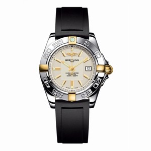 Breitling Galactic 32 Two Tone Silver / Rubber (B71356L2.G703.133S)