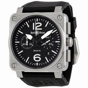 Bell & Ross Aviation BR0394-BL-ST Watch Bell & Ross Aviation BR0394-BL-ST Watch