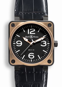 Bell & Ross BR 01 92 Pink Gold & Carbon (BR0192BICOLOR) Watch