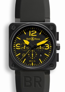 Bell & Ross BR 01 94 Yellow Chronograph (BR0194YELLOW) Watch Bell & Ross BR 01 94 Yellow Chronograph (BR0194YELLOW) Watch
