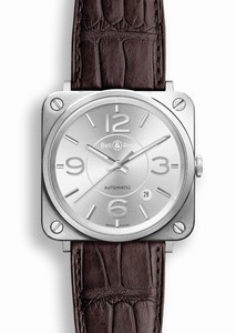 Bell & Ross BR S Officer Silver (BRS92SISTSCR) Watch