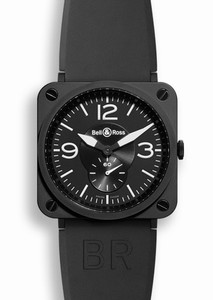 Bell & Ross BR S Matte Black Ceramic (BRSBLCMATSRB) Watch