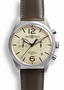 Bell & Ross BR 126 Original Beige Chronograph (BRV126BEISTSCA) Watch