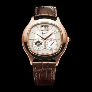 Piaget Emperador Coussin Dual Time Zone Pink Gold (G0A32017) Watch