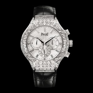 Piaget Polo 44 Chronograph White Gold Diamond (G0A35112) Watch