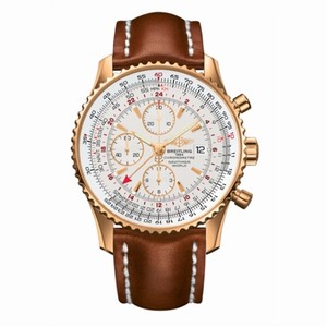 Breitling Navitimer World Red Gold / Calf / Silver (H2432212.G664.439X) Watch