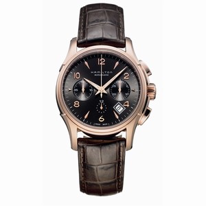 Hamilton Jazzmaster Automatic Chronograph 42mm Black Dial PVD Gold (H32646595) Watch
